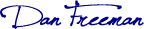 Dan Freeman sign