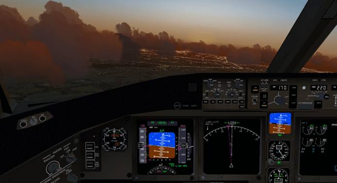 flight simulator game simulation airplane