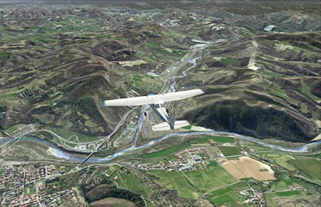 flight simulator game simulation airplane